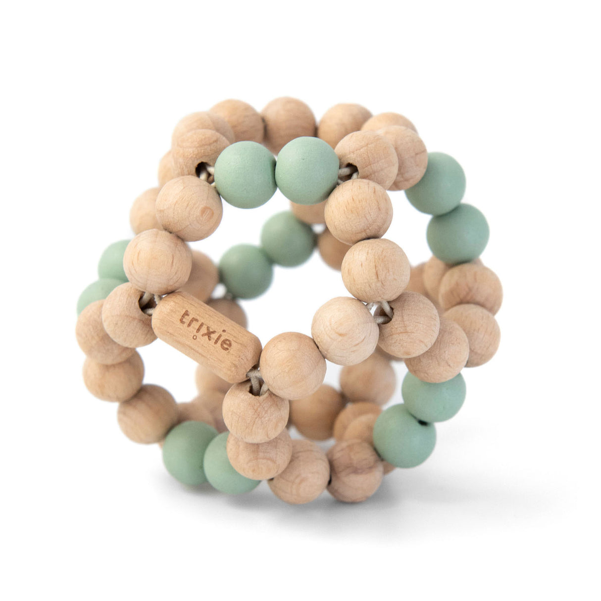 Trixie Wooden Bead Ball Mint