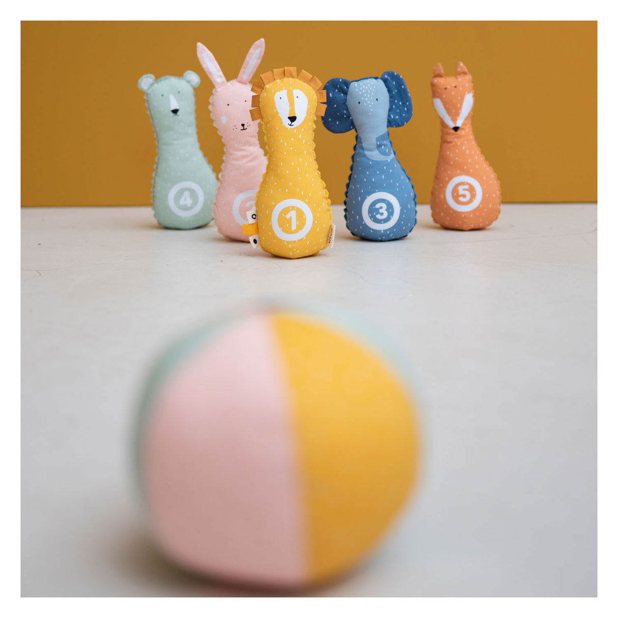 Trixie Bowlingset Dieren, 6dlg.