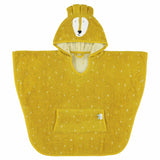 Trixie Poncho - mr. Löwe – 100 % Bio-Baumwolle – Kinder-Badeumhang mit Kapuze – mit schönen Details