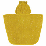 Trixie Poncho - mr. Löwe – 100 % Bio-Baumwolle – Kinder-Badeumhang mit Kapuze – mit schönen Details