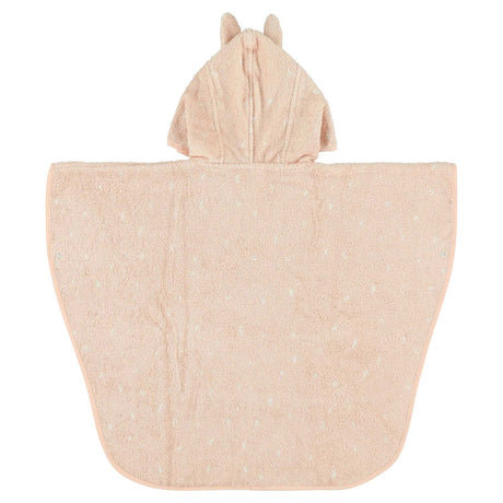 Trixie Poncho - mrs. Kaninchen – 100 % Bio-Baumwolle – Kinder-Badeumhang mit Kapuze – mit schönen Details