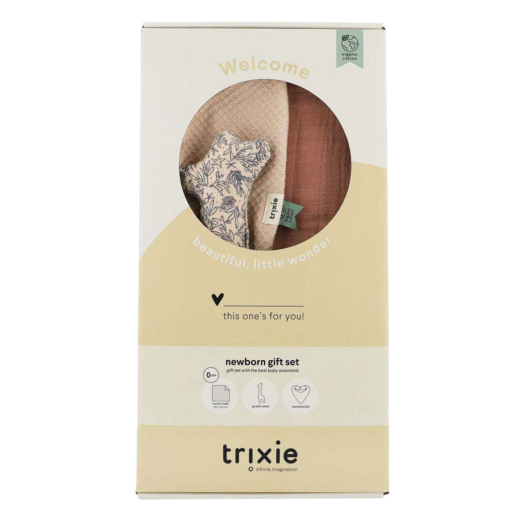 Trixie Geschenkbox für Neugeborene M – schöne Blätter
