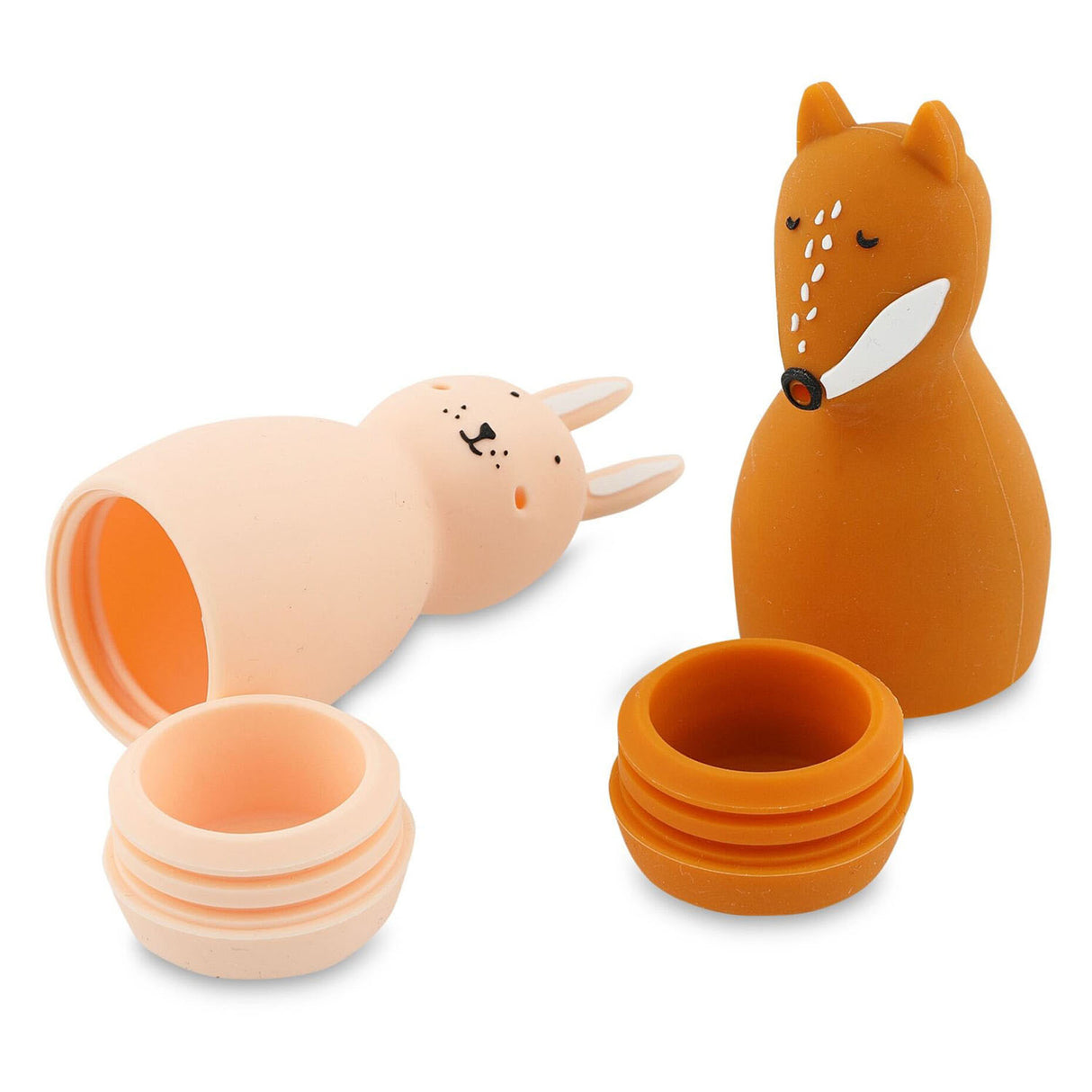 Trixie Badespielzeug Quetschtiere - Mrs. Kaninchen Herr Fuchs