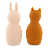 Trixie Badspeelgoed Squeezy Dieren Mrs. Rabbit Mr. Fox