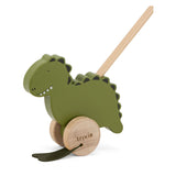 Trixie Schiebestock aus Holz - mr. Dino - Kinderspielzeug - ab 1,5 Jahren - für Jungen und Mädchen - FSC