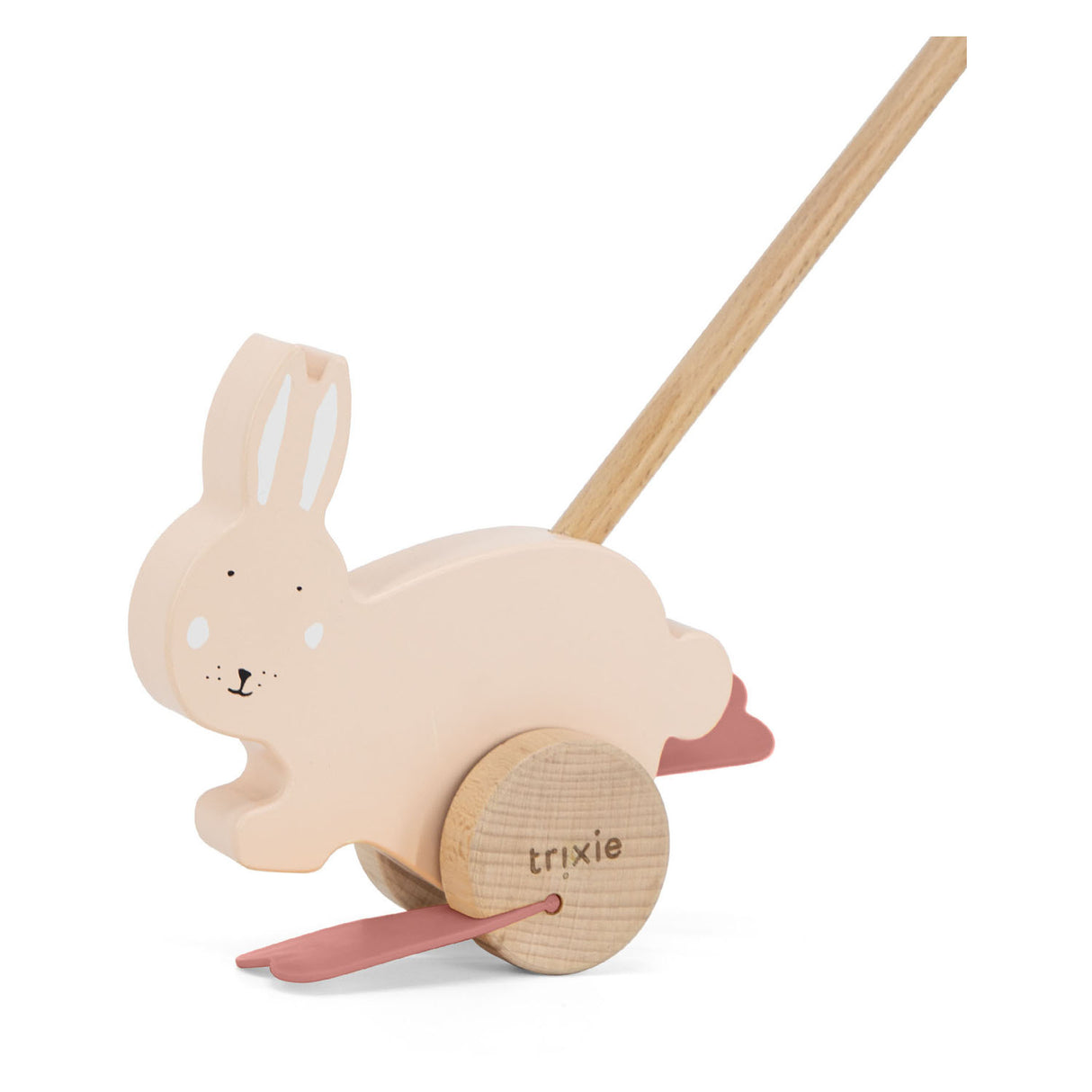 Trixie wooden push figure Mrs. rabbit