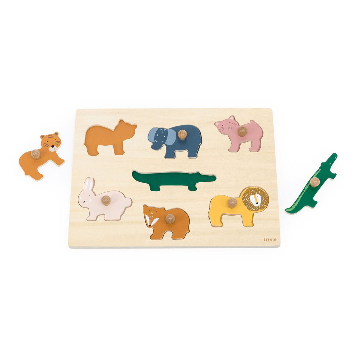 Trixie Wooden Nick Puzzle Animaux, 7e.