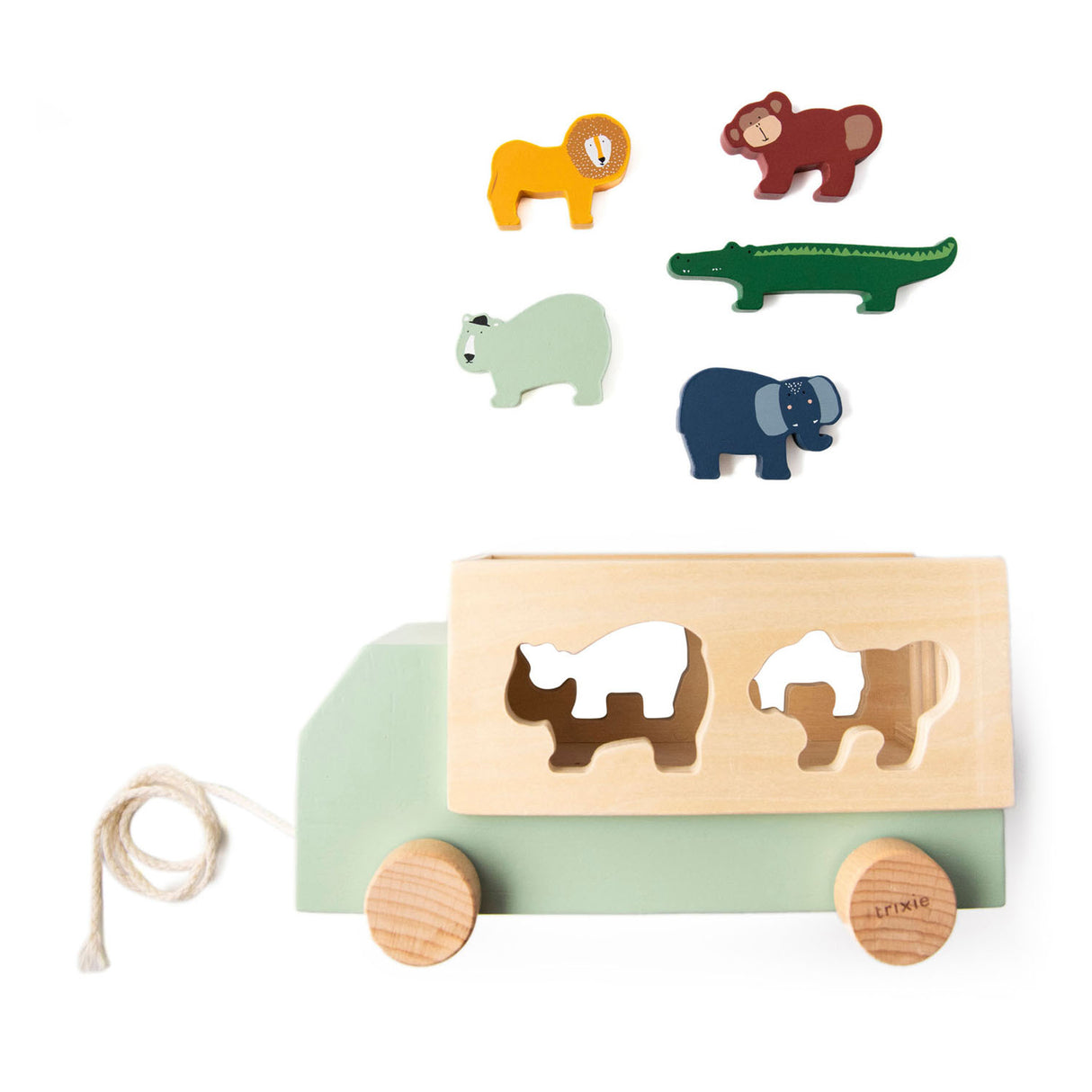 Trixie Wooden Form Zoo zoo, 6dlg.