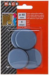 Mack 1047704 - super glijpastille zelfklevendgrijs ø 40 mm 4 st pcs | 12 stuks