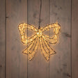 Anna's Collection beleuchtete Fliege 34 cm 278 LED IP44 mit Blitzfunktion, Timer-Dimmer