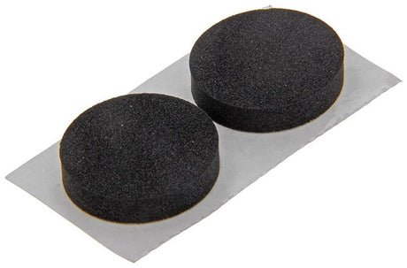 Mack 1047670 - rubberstrip zelfklevend zwart ø 25 mm 6 st pcs | 12 stuks