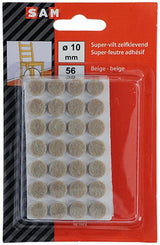 Mack 1047719 - super-vilt zelfklevend beige ø 10 mm 56 st pcs | 12 stuks