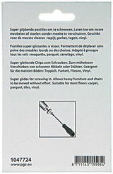 Mack 1047724 - glij-stoeldop met schroef grijs ø 38 mm 4 st pcs | 6 stuks