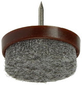 Mack 1047732 - stoelglijder met nagel vilt bruin ø 25 mm 4 st pcs | 6 stuks
