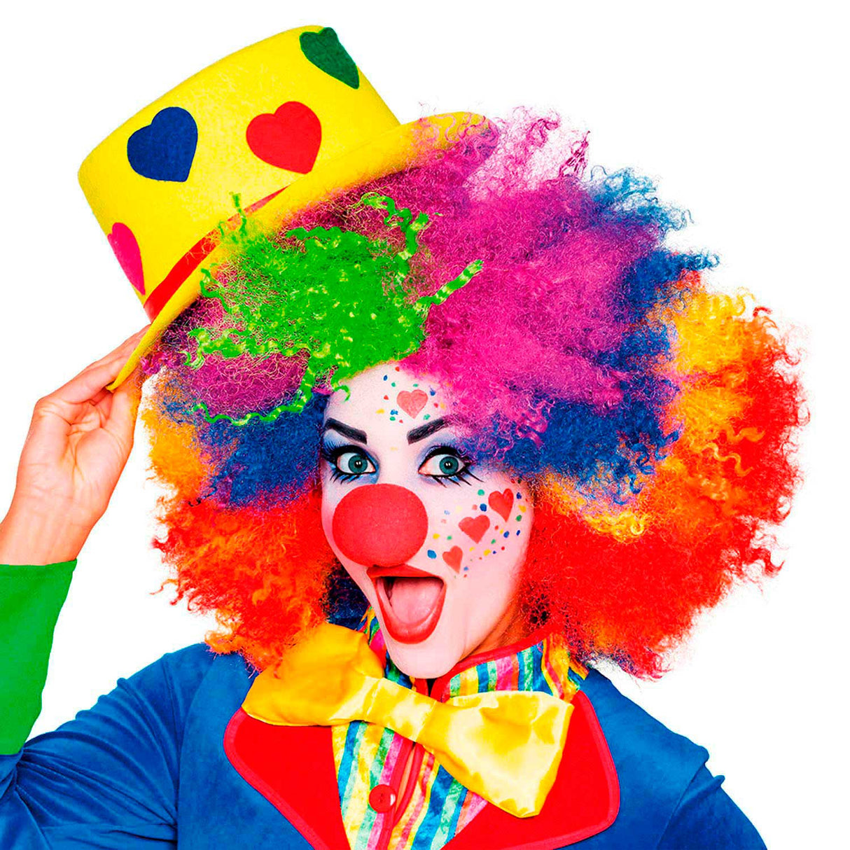 Boland Gesichtsbemalungsset Clown mit Clownsnase