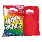 Boland uitdeelzakjes happy birthday, 6st.