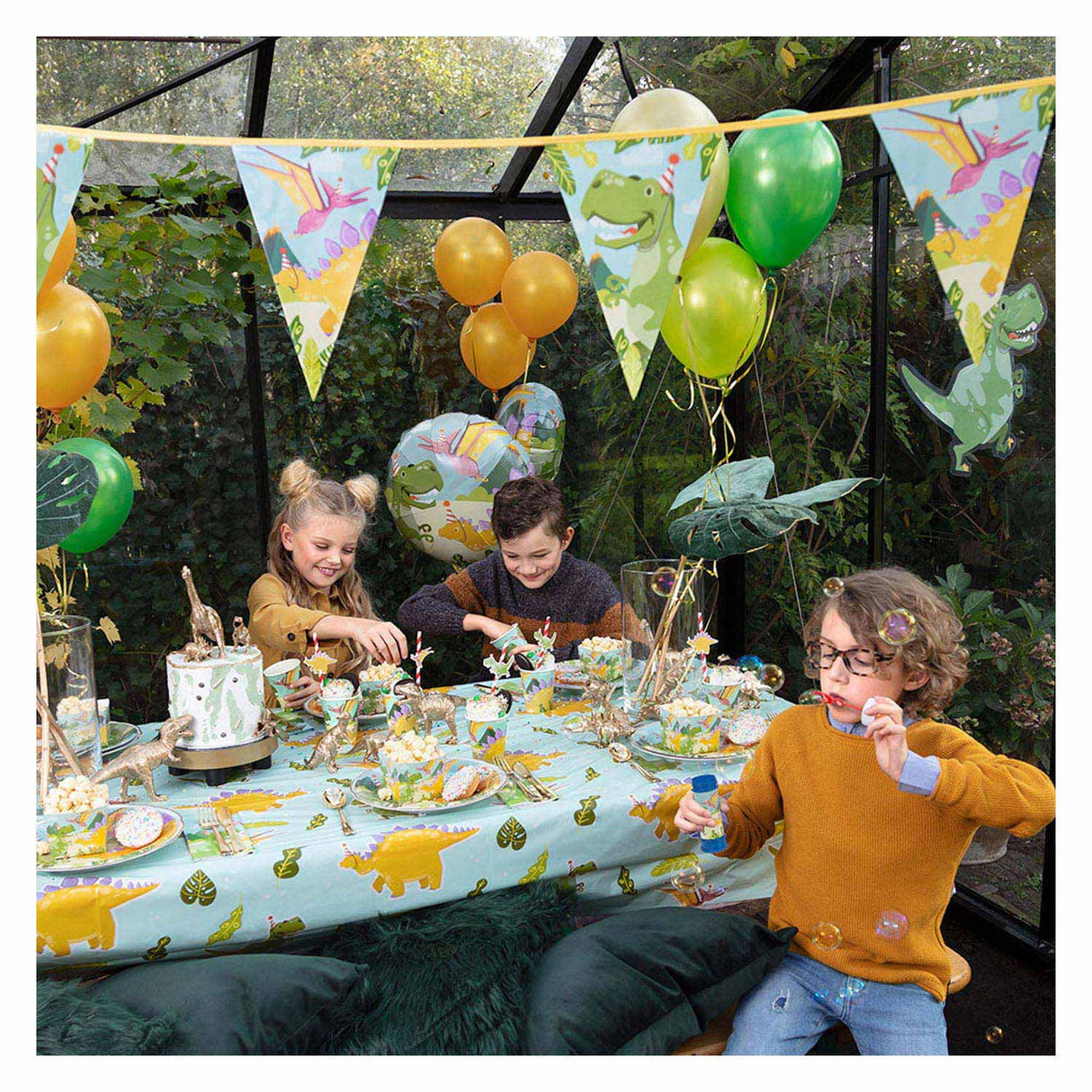 Boland Tischdecke Dino Party, 130x180 cm
