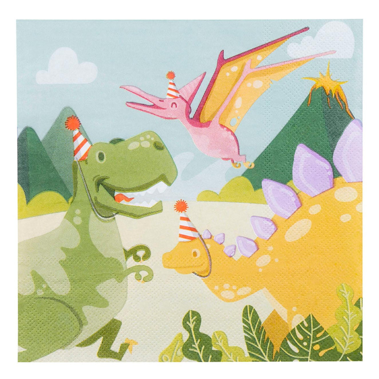 Prtički Dino Party, 33x33cm