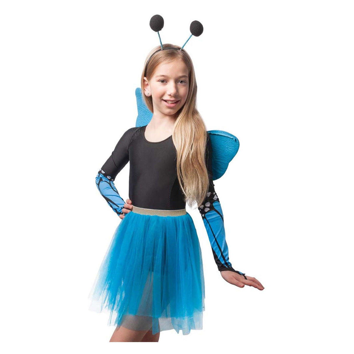 Boland Verkleidungsset Schmetterling blau