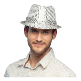 Boland Hut Popstar Pailletten Silber