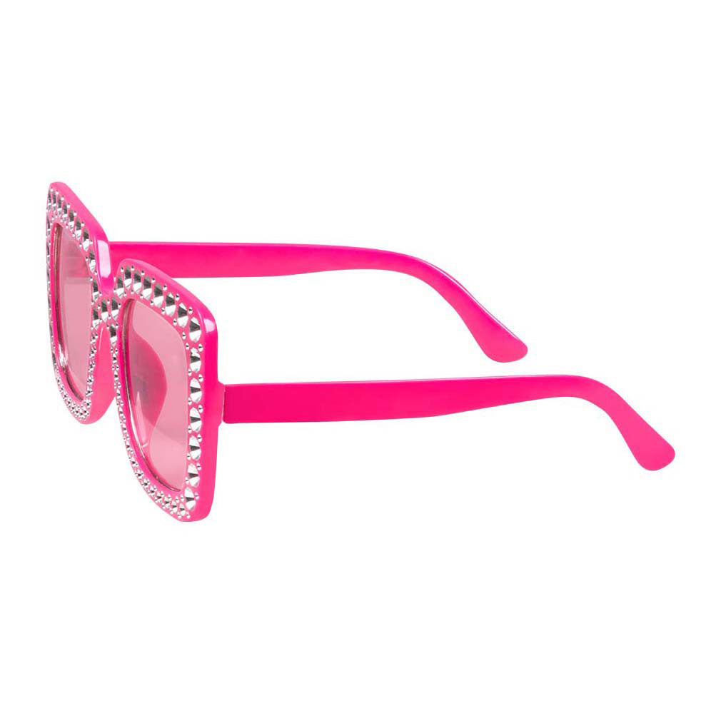 Boland Partybrille Bling Bling leuchtend rosa