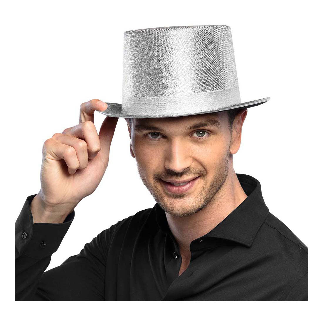 Boland Hut Glitzer Silber