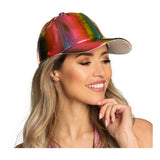 Boland Mütze Holo Regenbogen 25cm verstellbar