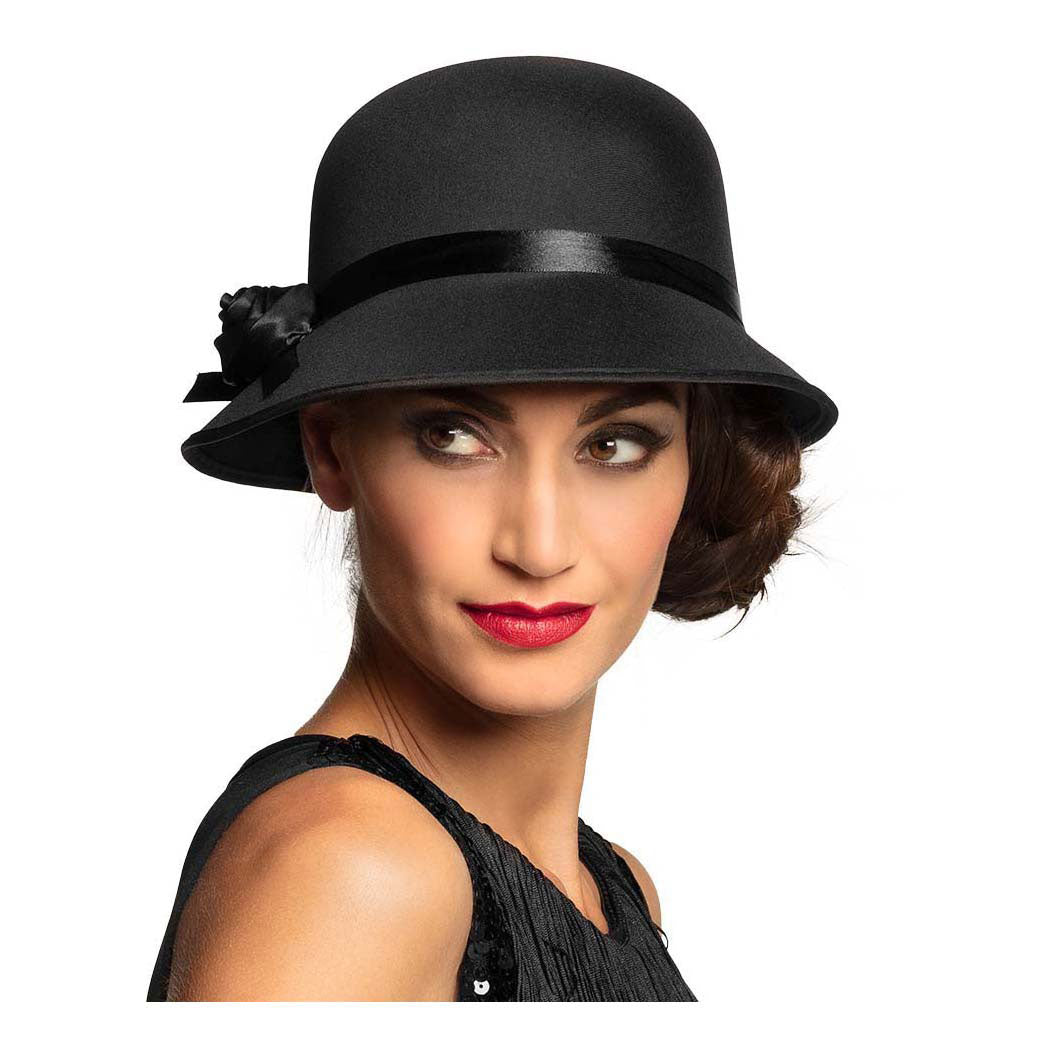 Boland Hut Charleston Lady schwarz