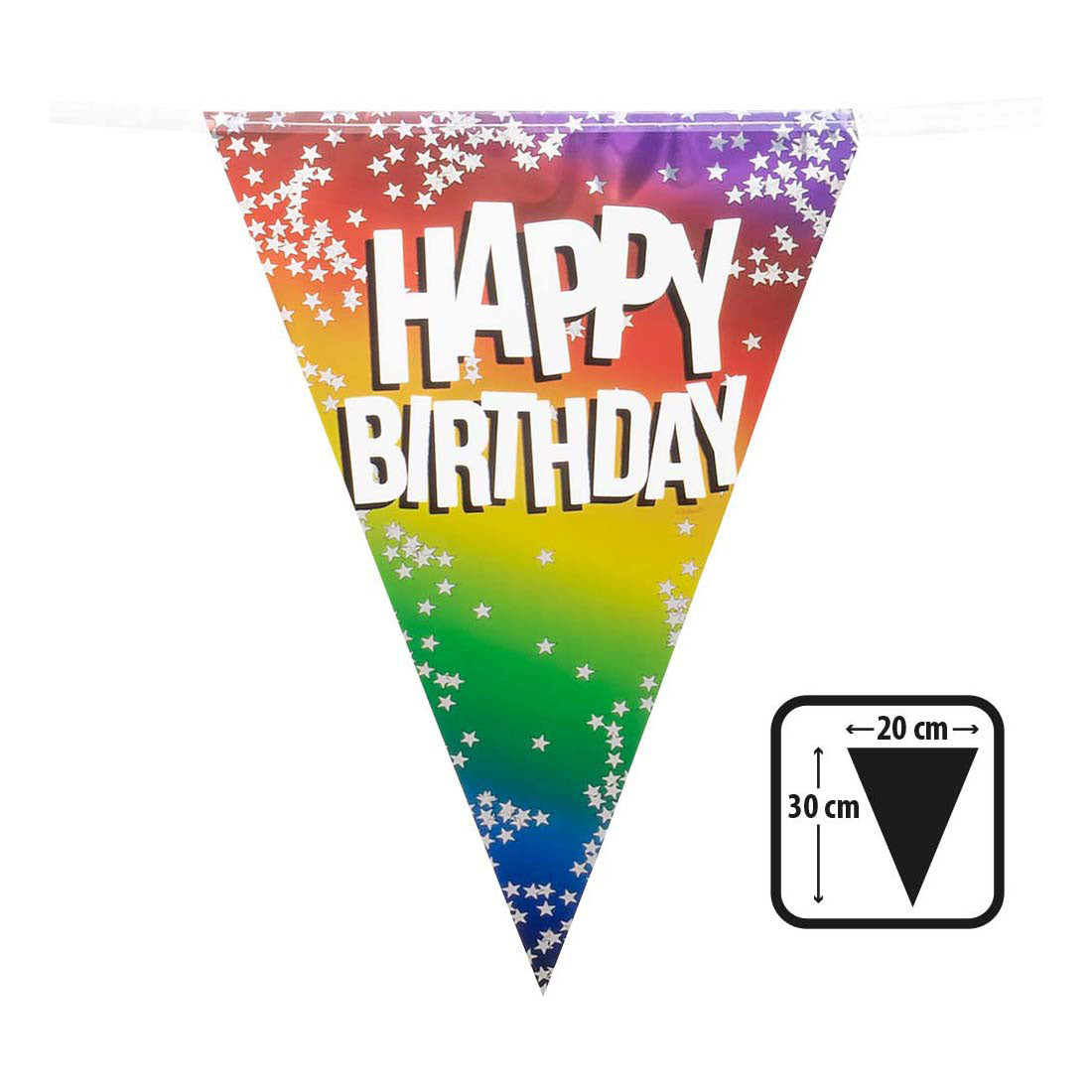 Boland Happy Birthday-Flaggenleine, 6 m