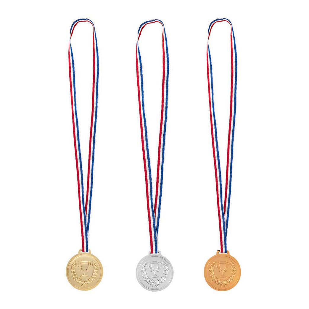 Boland Medaillen Podium 6cm, 3 Stk.