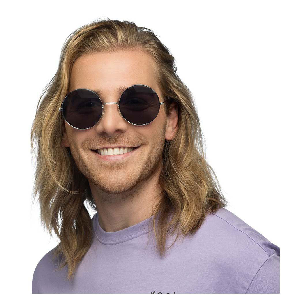 Boland Partybrille Hippie XL grau