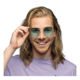 Boland Partybrille Hippie XL grün