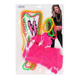 Boland-Set im 80er-Jahre-Neon-Outfit