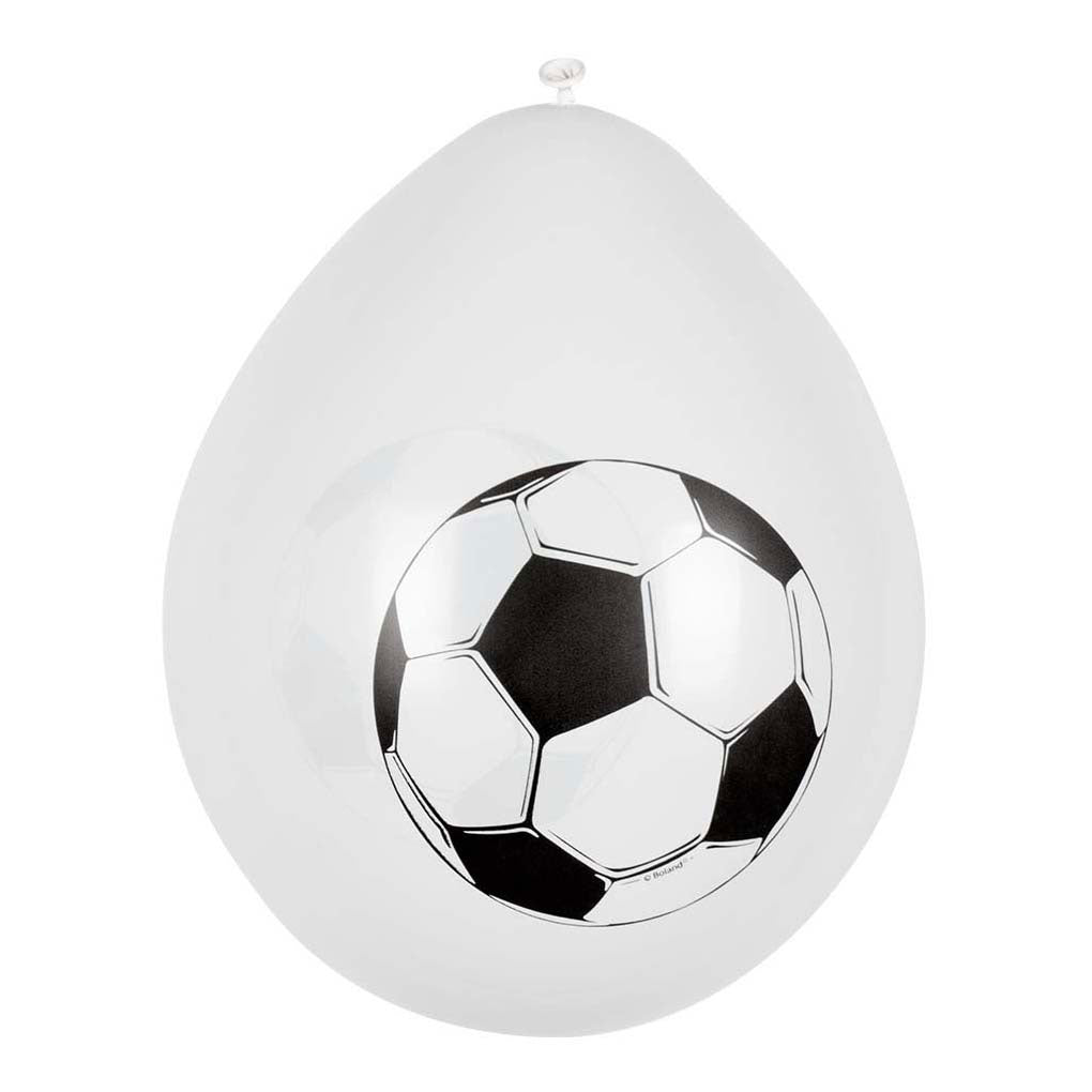 Boland Luftballons Fußball-Set bestehend aus 6 Stück ø25cm