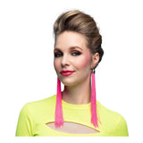 Boland Ohrringe Festival neonpink, 20cm