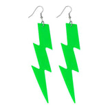 Boland-Ohrringe blinken neongrün