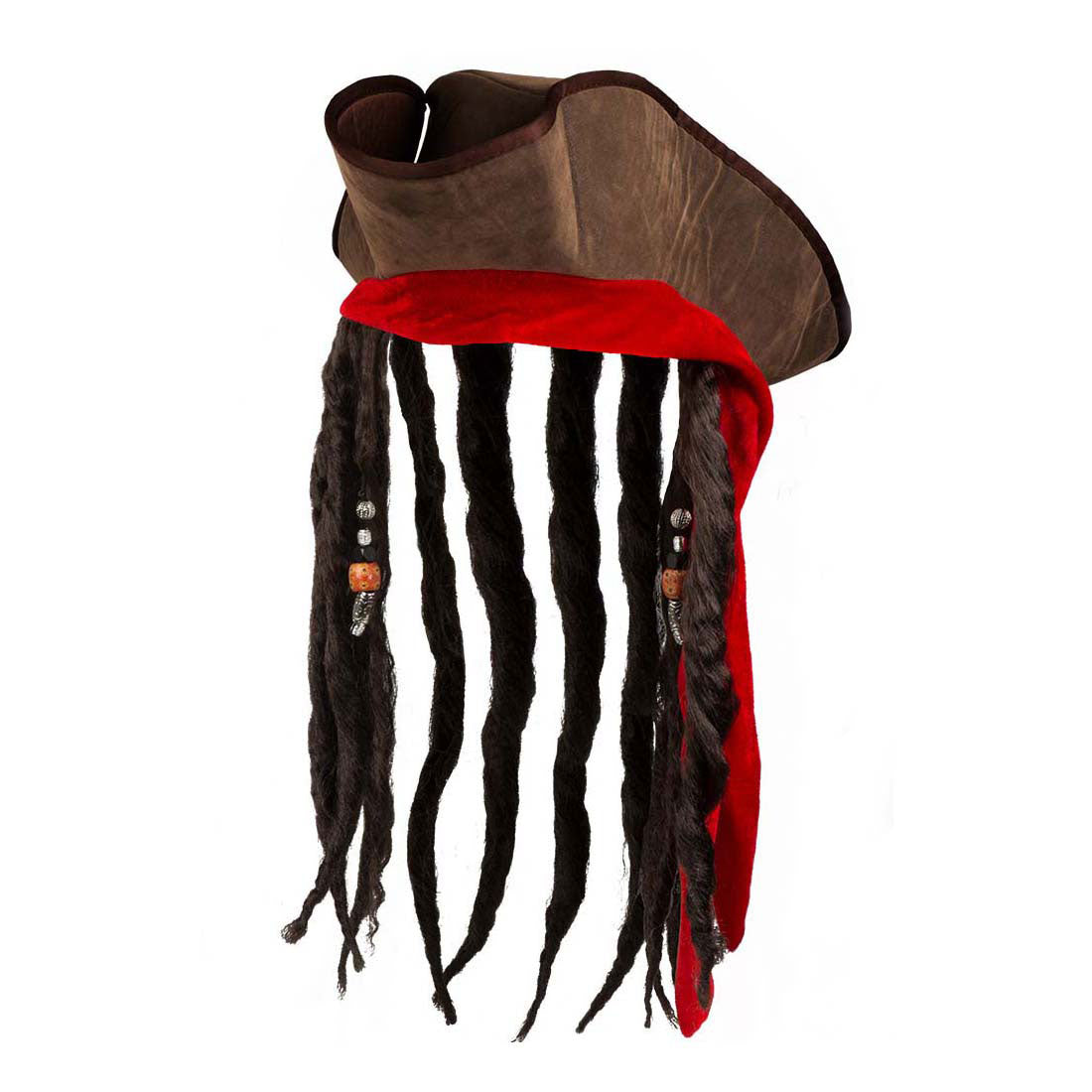 Boland Hut Pirat Dirty Jack mit Haaren