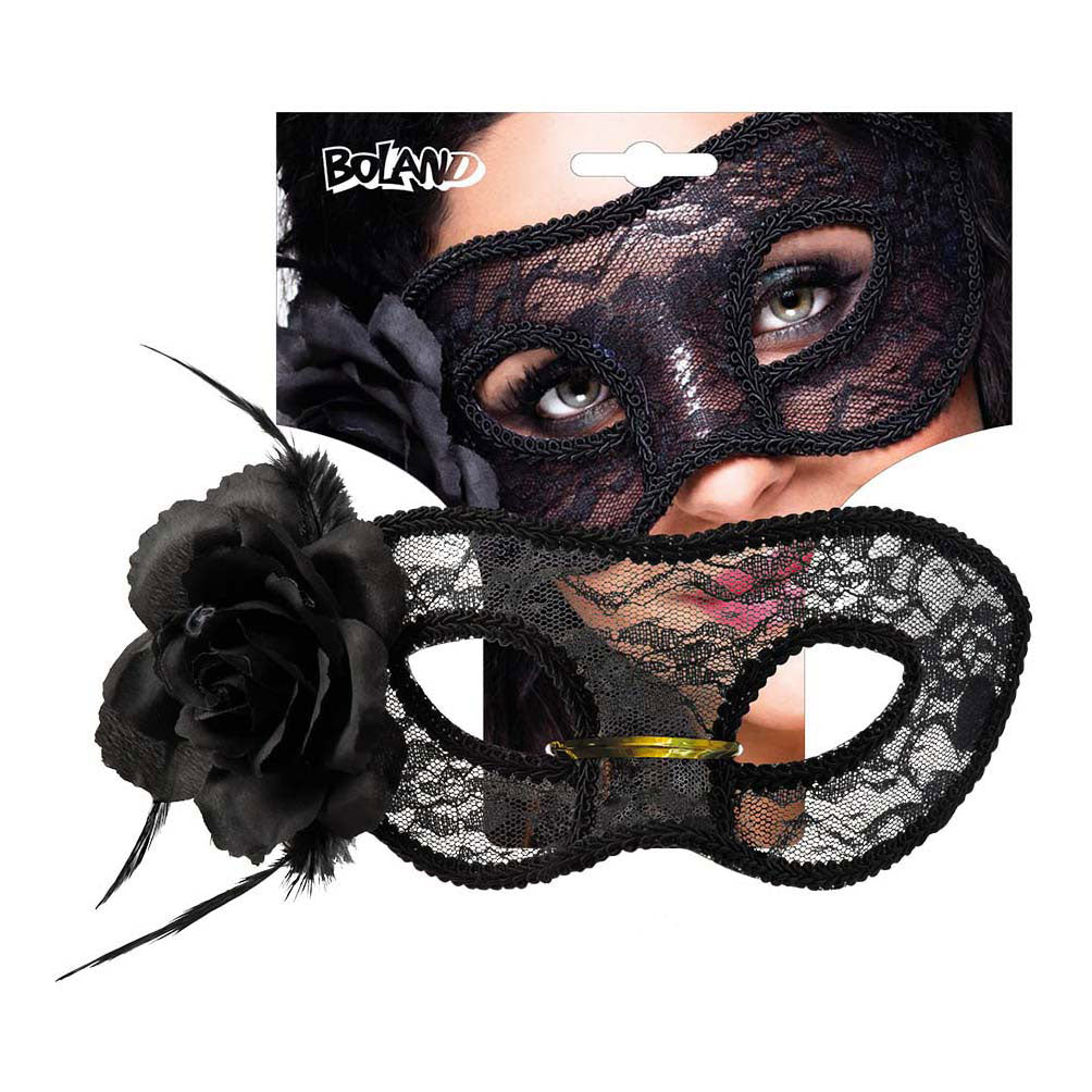 Boland Spitzen-Augenmaske Mystique Schwarz