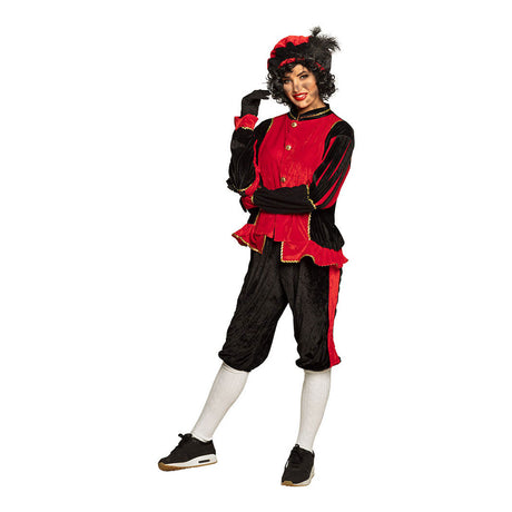 Boland volwassenenkostuum piet rood - m