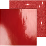 Vivi Gade Designpapier, Blatt 30,5 x 30,5 cm, 120+128 g, rot, 2 Blatt 1 Box