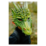 Tolle grüne Drachenmaske