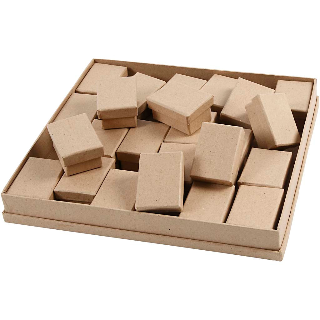 Creativ Firmenboxen, H: 3,5 cm, Maße 5x7 cm, 24 Stück 1 Box