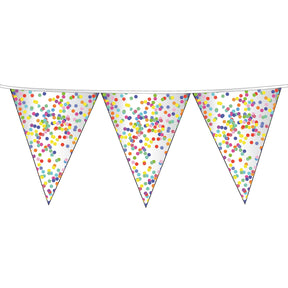 Haza Witbaard Flag -Linie Konfetti, 6mtr.