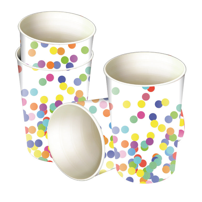 Haza Witbaard Cups Confetti, 8st.