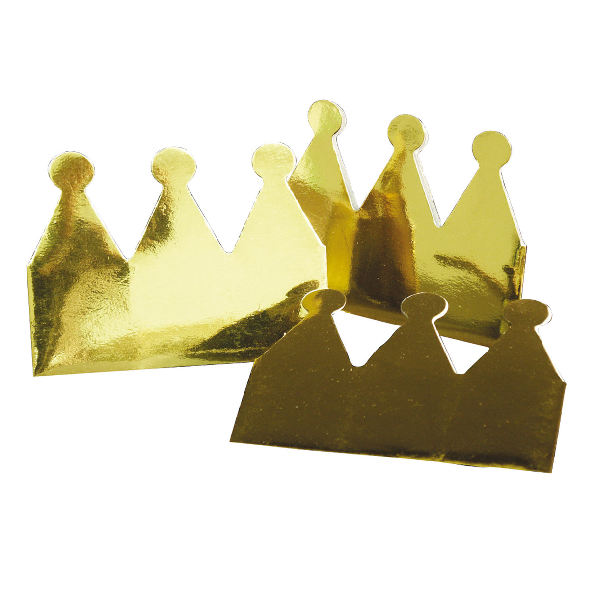 Haza Witbaard Crowns Gold Metallic, 6st.