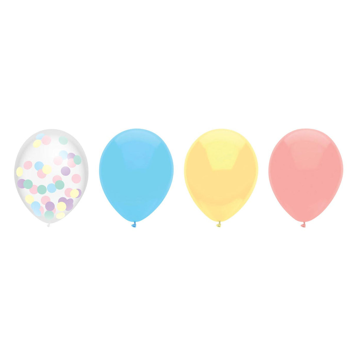 Ballon Mix Pastell, 6st.