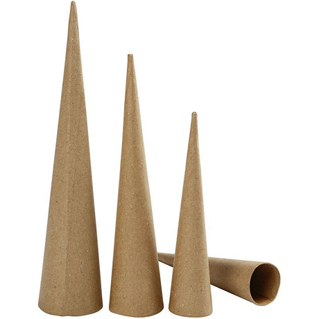 Https: www.cchobby.nl high-cones-h-20-25-30-cm-d-4-5-6-cm-3-piece-1-box
