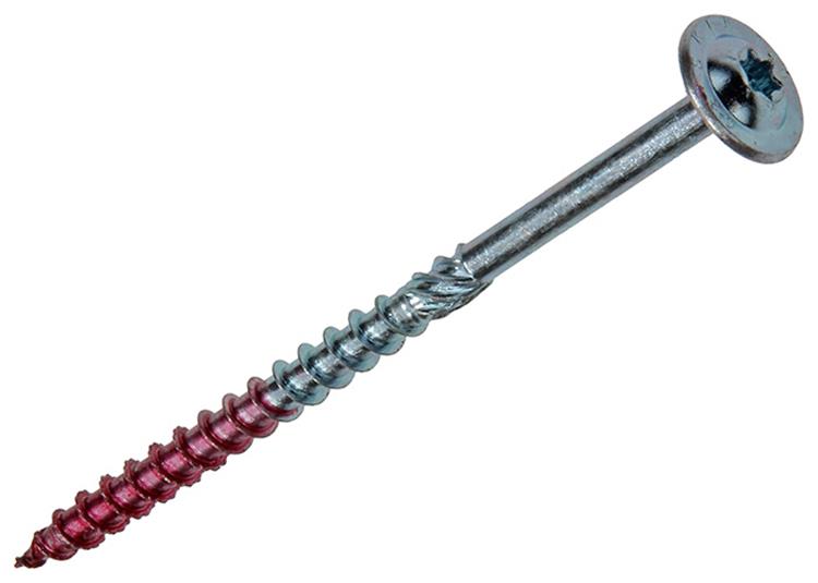 Rotadrill 1040017 - houtbouwschroef tellerkop vz tx 8.0x140mm(15) | 4 stuks