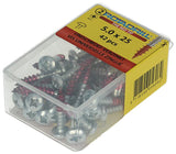 Rotadrill 1039833 - universeelschroef ck pzd vz 5.0x25mm (42) | 6 stuks