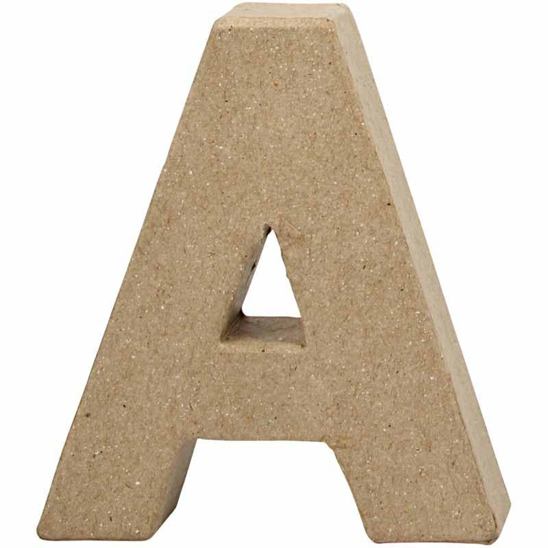 Creativ Firmenbuchstabe Pappmaché - a, 10cm